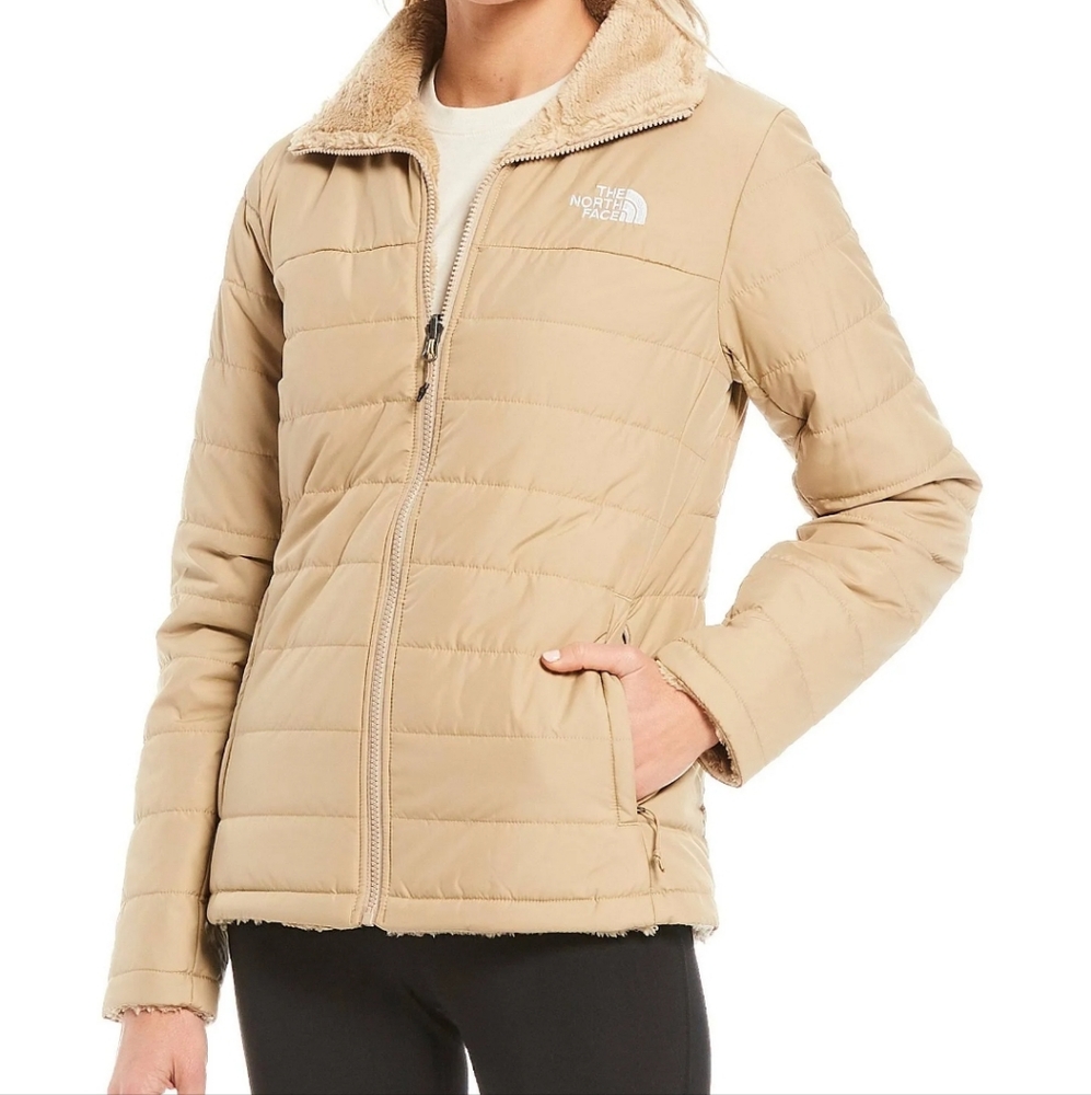 The North Face Women's Mossbud Insulated Reversible Jacket Lavender Grey Size s